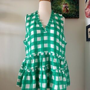 NEW WITH TAGS: THML Fairview Gingham Top